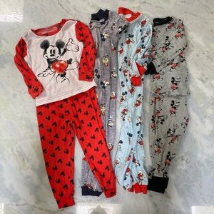 Lot of 3T Mickey Mouse Pajamas